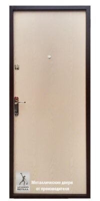 Внутреняя отделка двери в квартиру ДМС-150 со скрытыми петлями